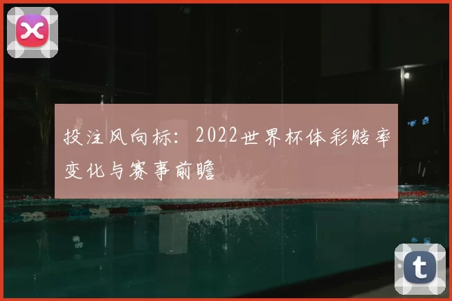 投注风向标：2022世界杯体彩赔率变化与赛事前瞻